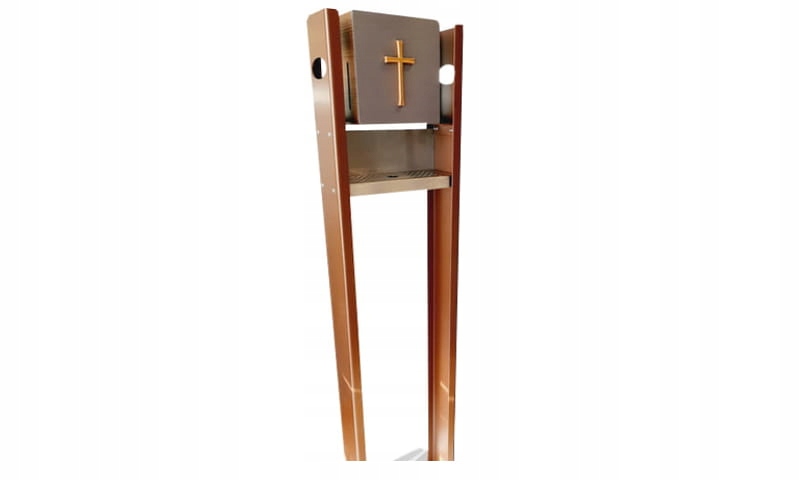 Kropielnica bezdotykowa z krzyżem do kościoła