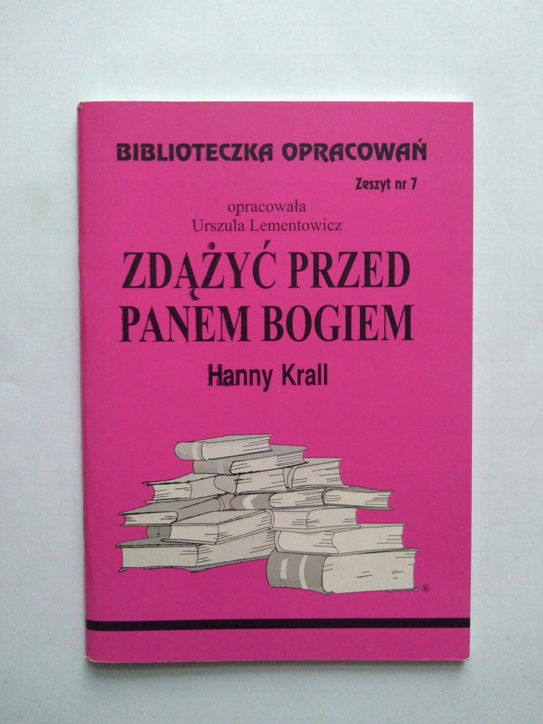 Zdążyć przed Panem Bogiem Hanna Krall streszczenie