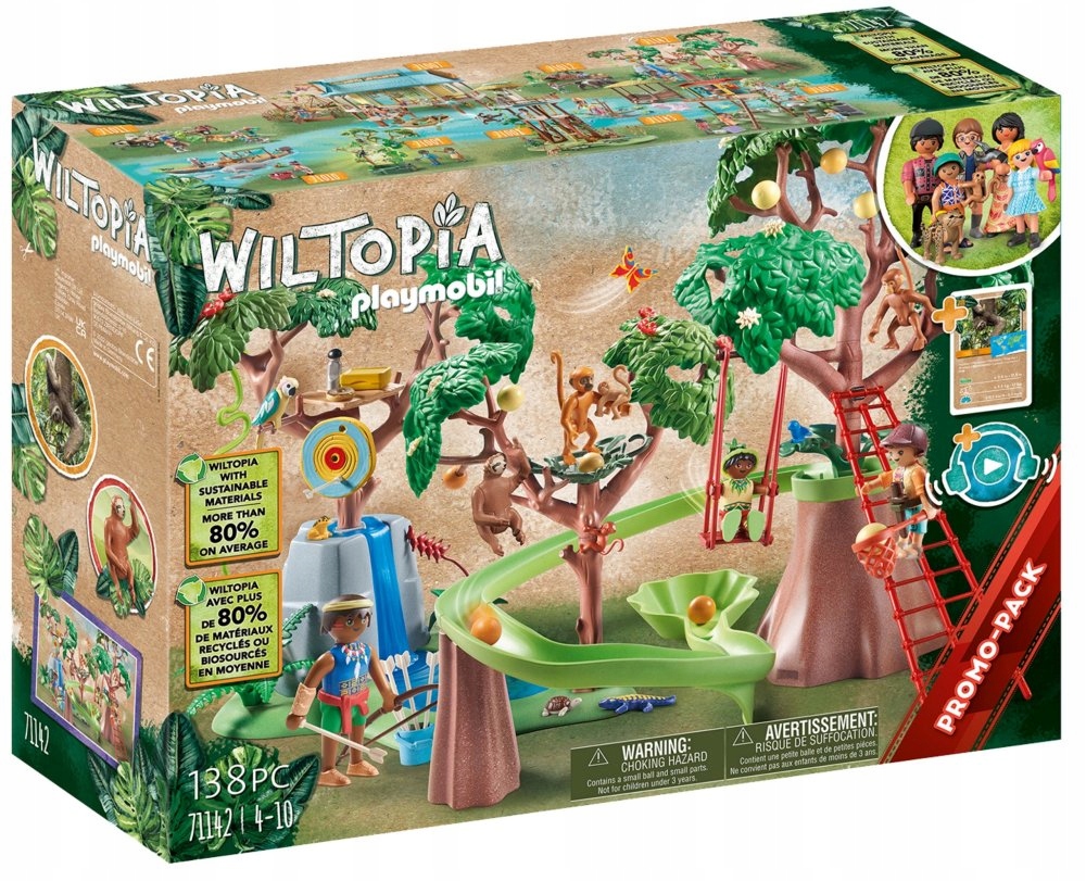 Wiltopia Tropikalny Plac Zabaw Zestaw Playmobil