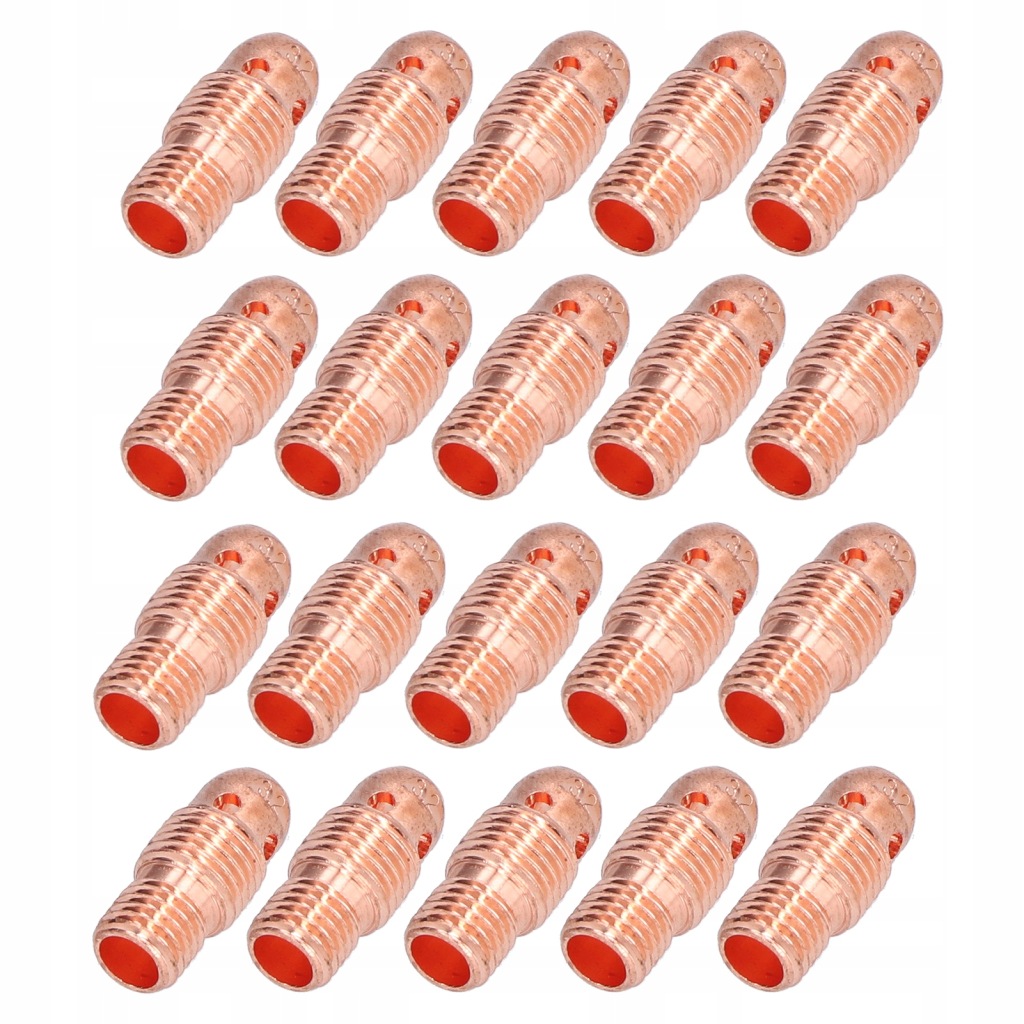 20 szt. Korpus tulei zaciskowej TIG miedź WP-9F