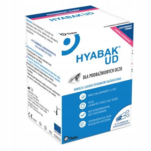 HYABAK UD Krople do oczu - 0,4 ml x 30 ampułek