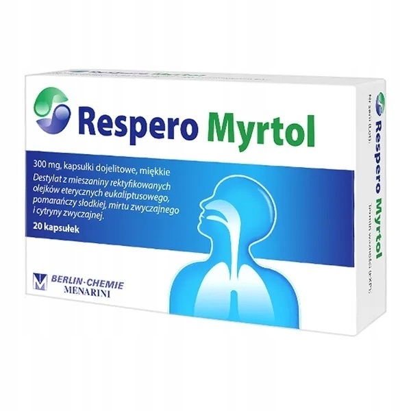 Respero Myrtol 300 mg 20 kapsułek