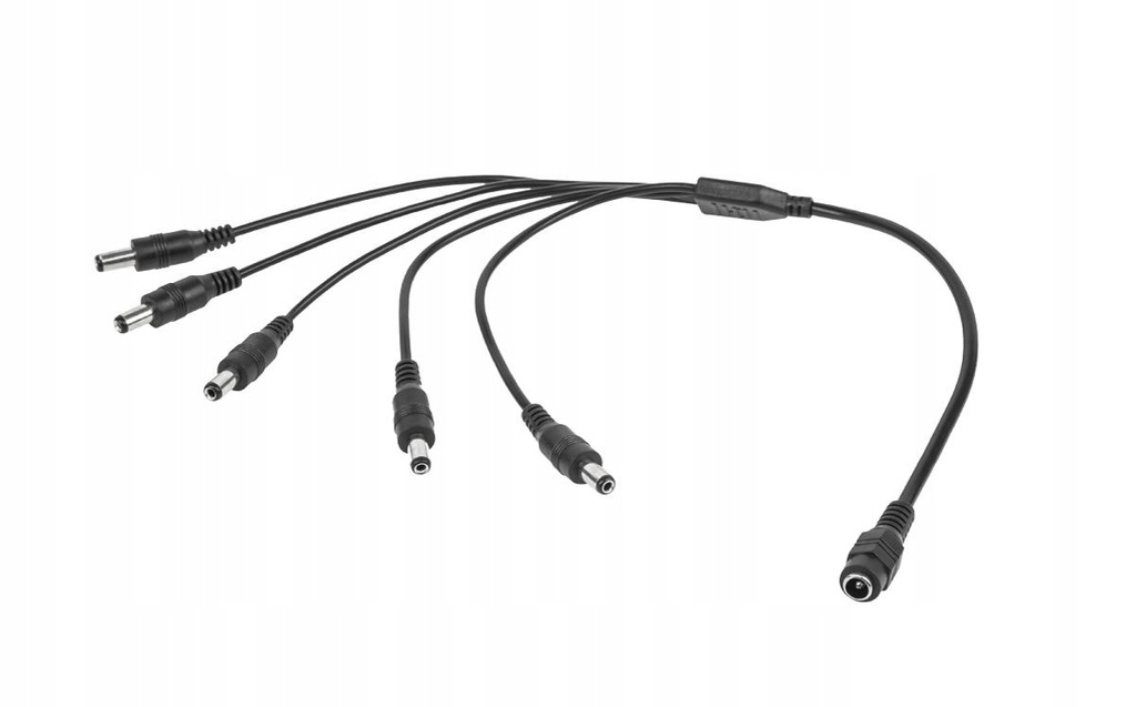 Rozgałęźnik zasilania 1xGN 5xWT 2,1/5,5 kabel 40cm