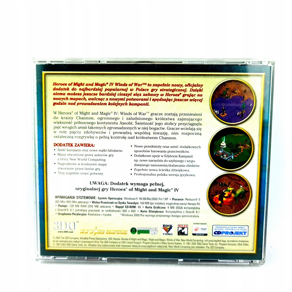 Купить РАСШИРЕНИЕ HEROES IV WINDS OF WAR ДЛЯ ПК, PL EDITION: отзывы ...