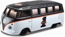 MAISTO HARLEY DAVIDSON VOLKSWAGEN VAN SAMBA 1/64