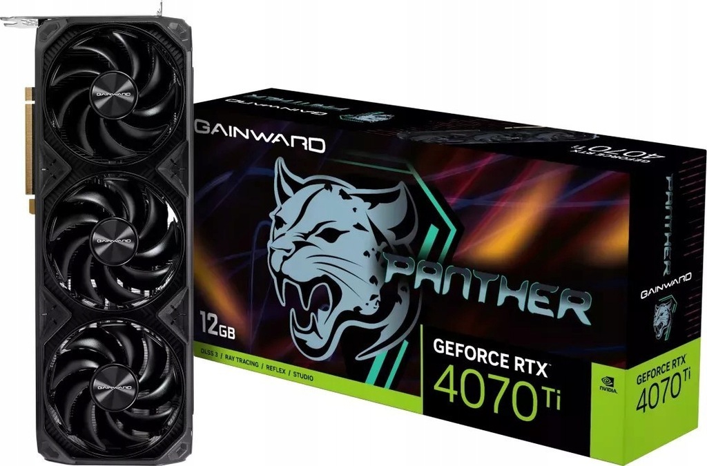 Karta graficzna Gainward GeForce RTX 4070 Ti Panther 12GB GDDR6X OUTLET