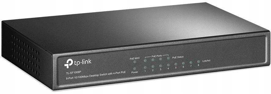 Купить КОММУТАТОР TP-LINK SF1008P MAC UTP 8 ПОРТОВ 4 POE: отзывы, фото, характеристики в интерне-магазине Aredi.ru