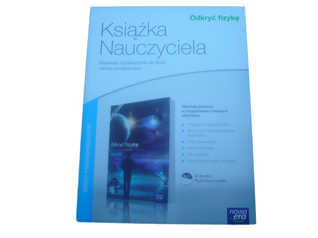 Odkryć Fizykę Podręcznik Ze Zbiorem Zadań Zakres Podstawowy Klasa 1 Odkryć Fizykę Książka Nauczyciela TESTY SPRAWDZIAN - 7773147673