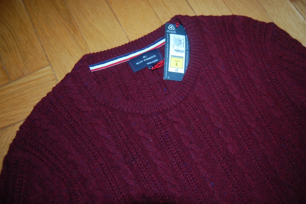 M&S BLUE HARBOR-nowy męski sweter,L.EXTRA.