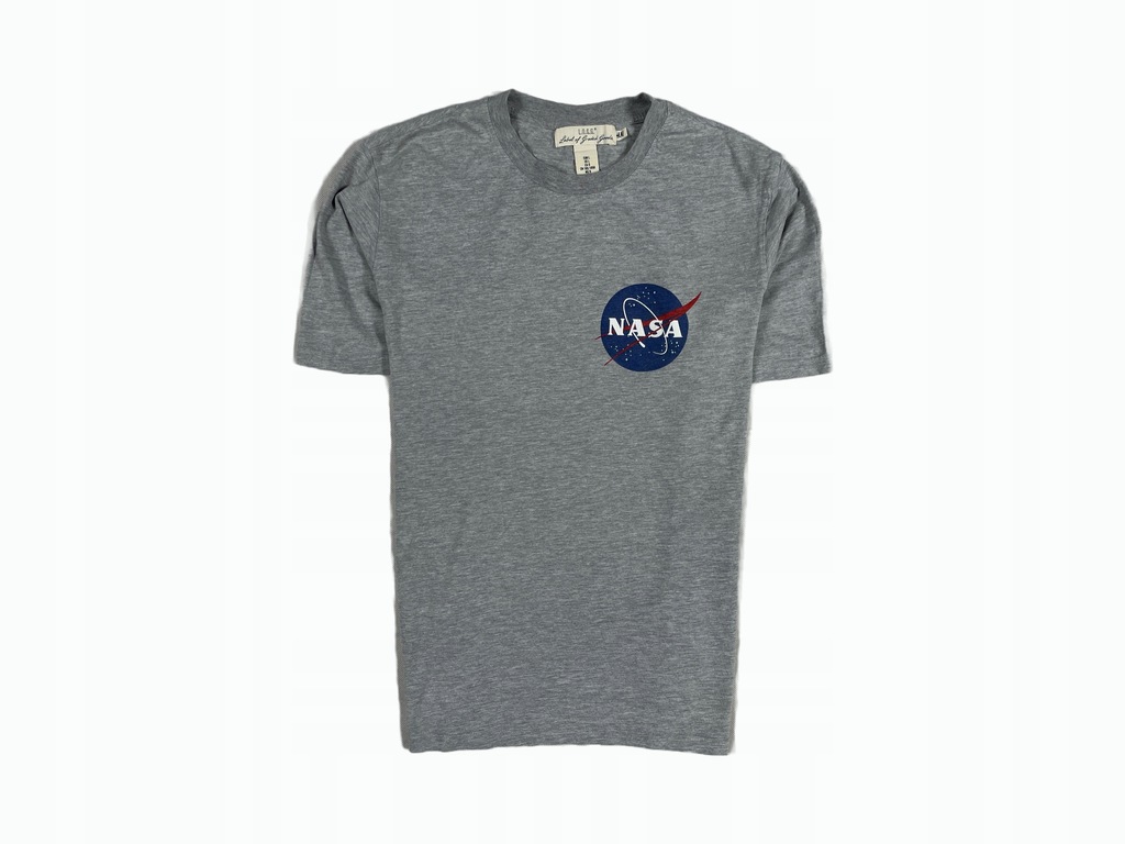 H&M tshirt męski NASA unikat logo klasyk L XL