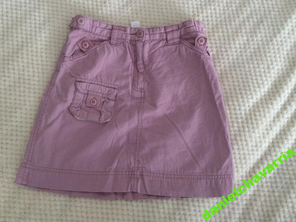 spódniczka george różowa mini 122 cm 8-9 lat jeans