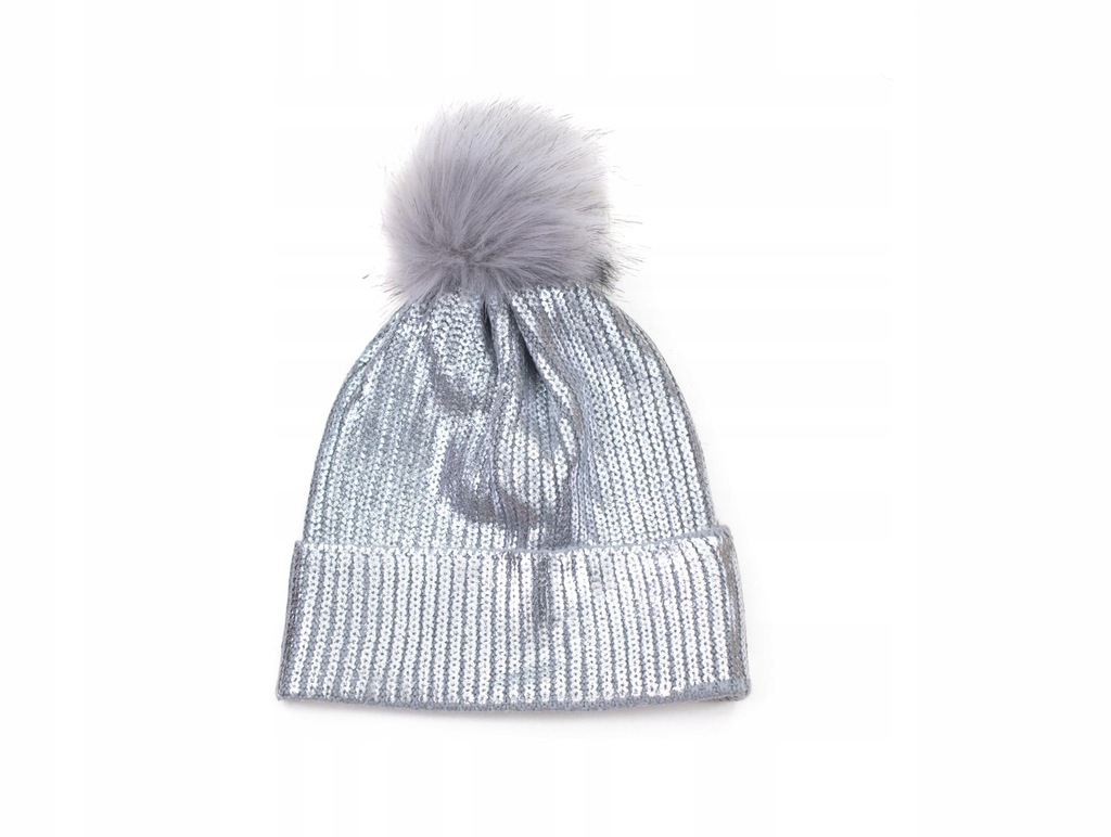 Szaleo CZAPKA Glamorous winter POMPON cz18136-2