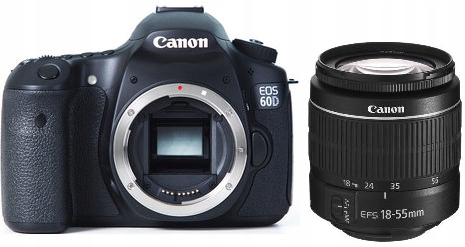 Canon 60D 18Mpix 3'' Full-HD HDMI 6tyś. + 18-55mm