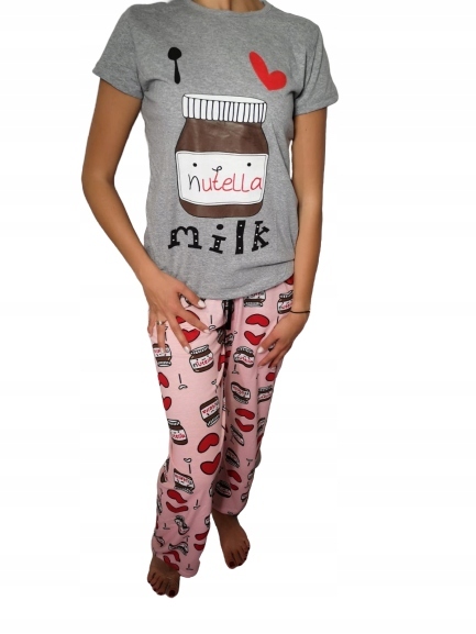 Nutella Wygodna Piżama 100% Turecka Bawełna r.S