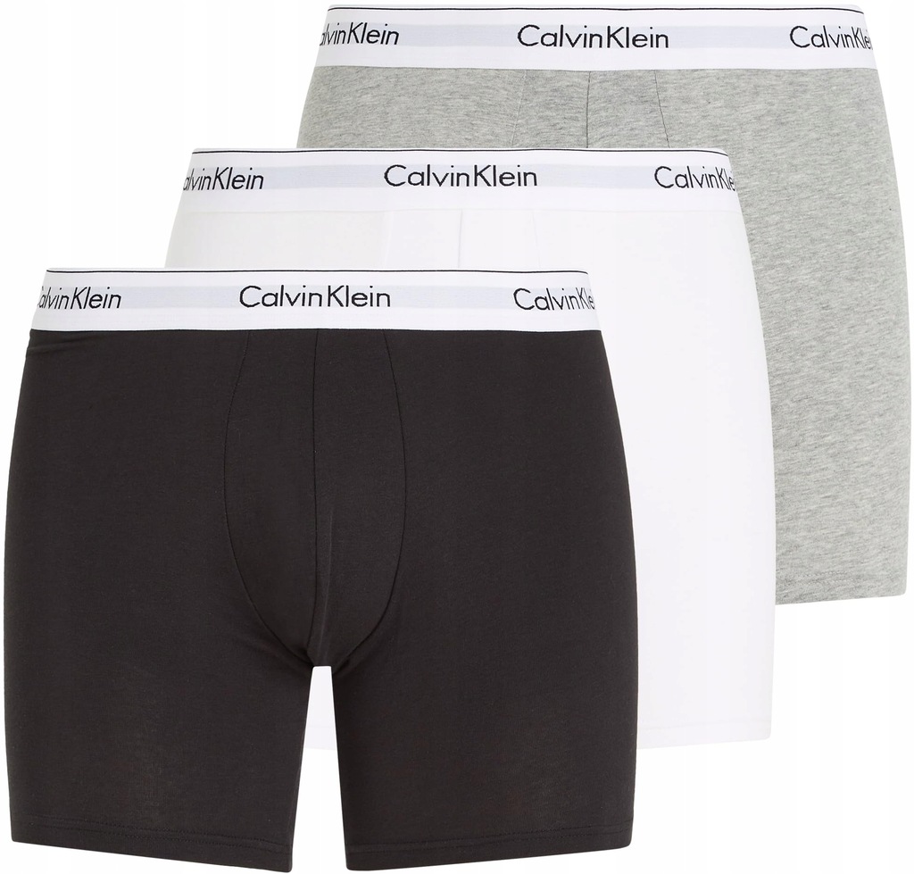 Calvin Klein Bokserki męskie, Czarny/biały/szary
