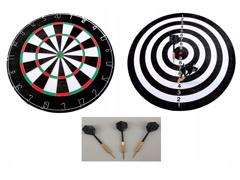 TARCZA DART Tablica do rzutek gra w rzutki 45 cm