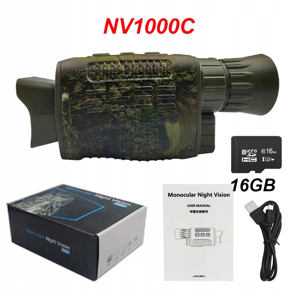 NV1000 5-krotny zoom cyfrowy teleskop monokularowy noktowizor na