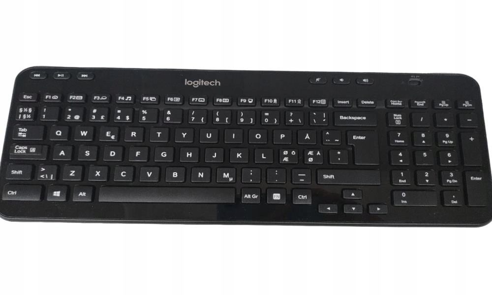 KLAWIATURA LOGITECH K360 UKŁAD SKANDYNAWSKI CZARNA