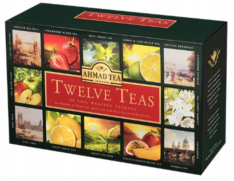 AHMAD TEA Twelve Teas zestaw herbat 12 smaków