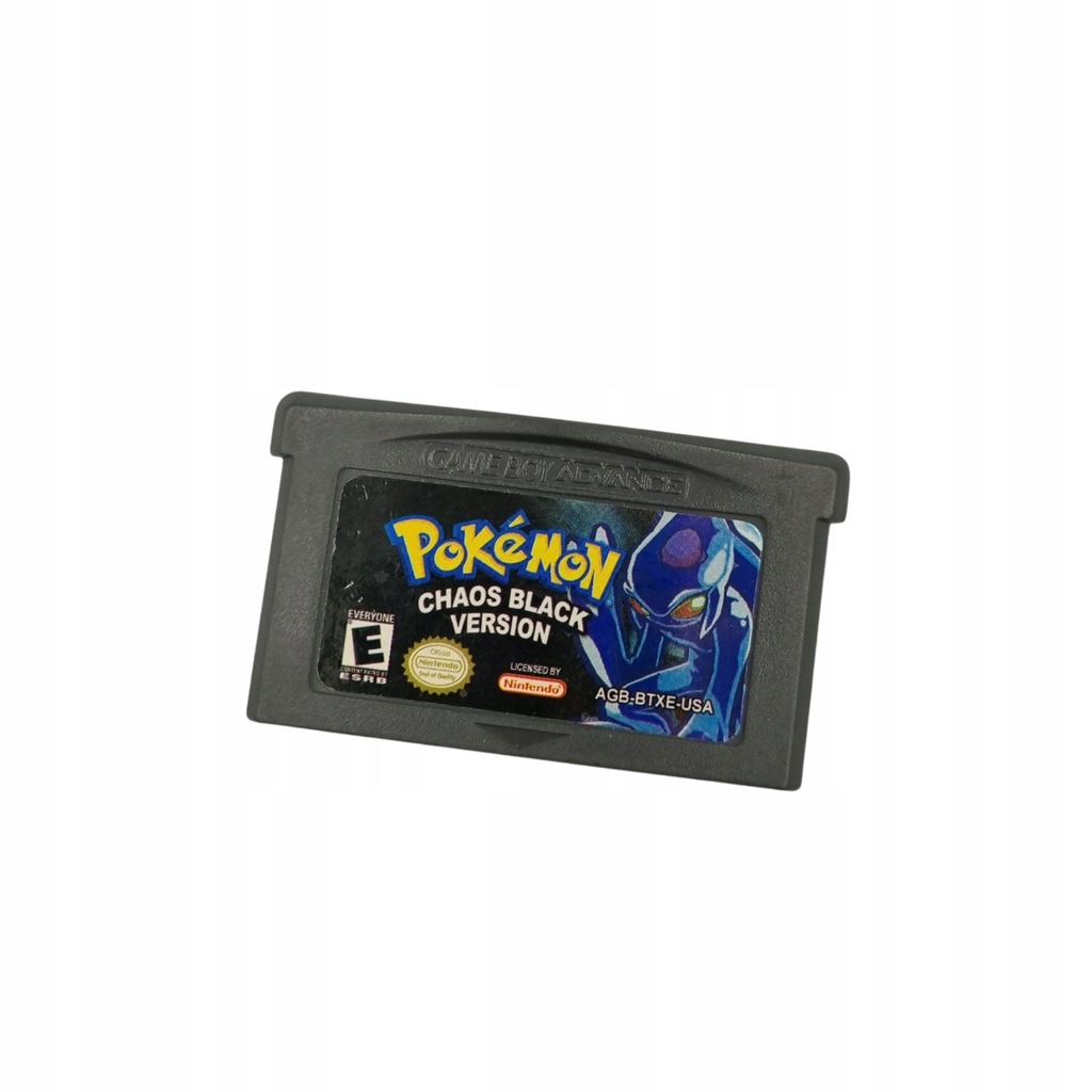 Pokemon Chaos Black Version GBA