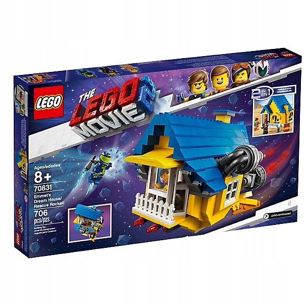 Klocki Lego The Movie 2 Dom Emmeta Rakieta 70831 7745799418 Oficjalne Archiwum Allegro