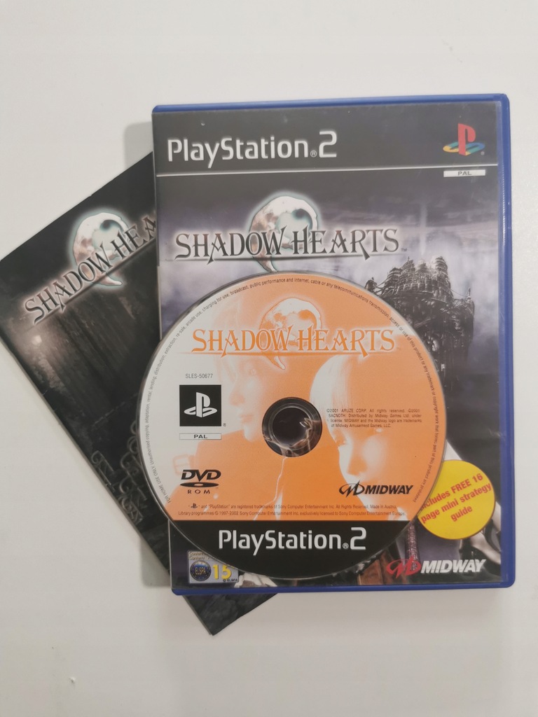 Gra SHADOW HEARTS Sony PlayStation 2 (PS2) - 3xA