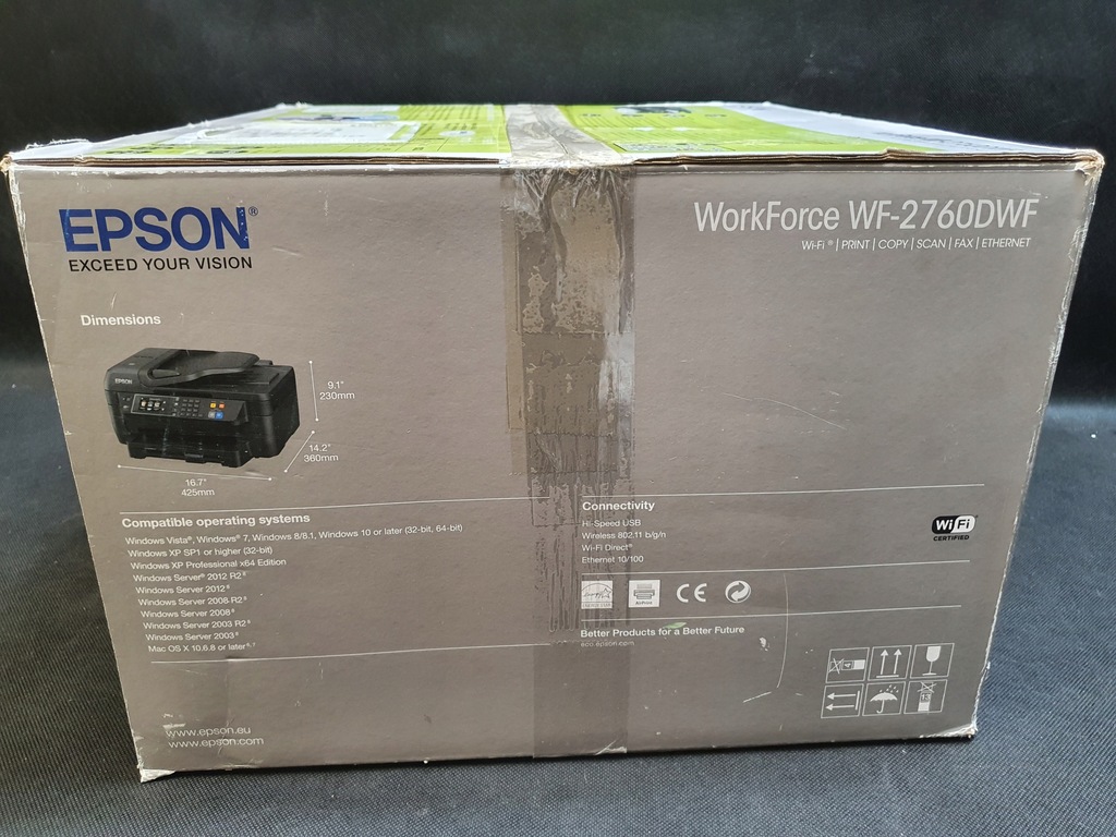 Купить МФУ Epson WorkForce WF-2760DWF: отзывы, фото, характеристики в интерне-магазине Aredi.ru