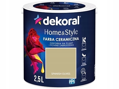 Farba ceramiczna Dekoral H/S 2,5l SPANISH OLIVES