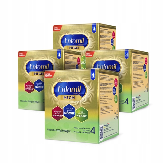 Enfamil Premium 4 MFGM 1200 g mleko następne 4 szt