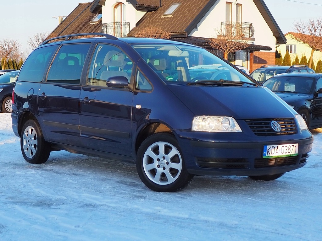 Volkswagen Sharan 1.9TDI zarejestrowany comfortline 7 miejsc bezwypadkowy