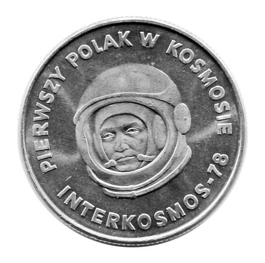 Moneta 20 zł z 1978 r. Pierwszy Polak w kosmosie