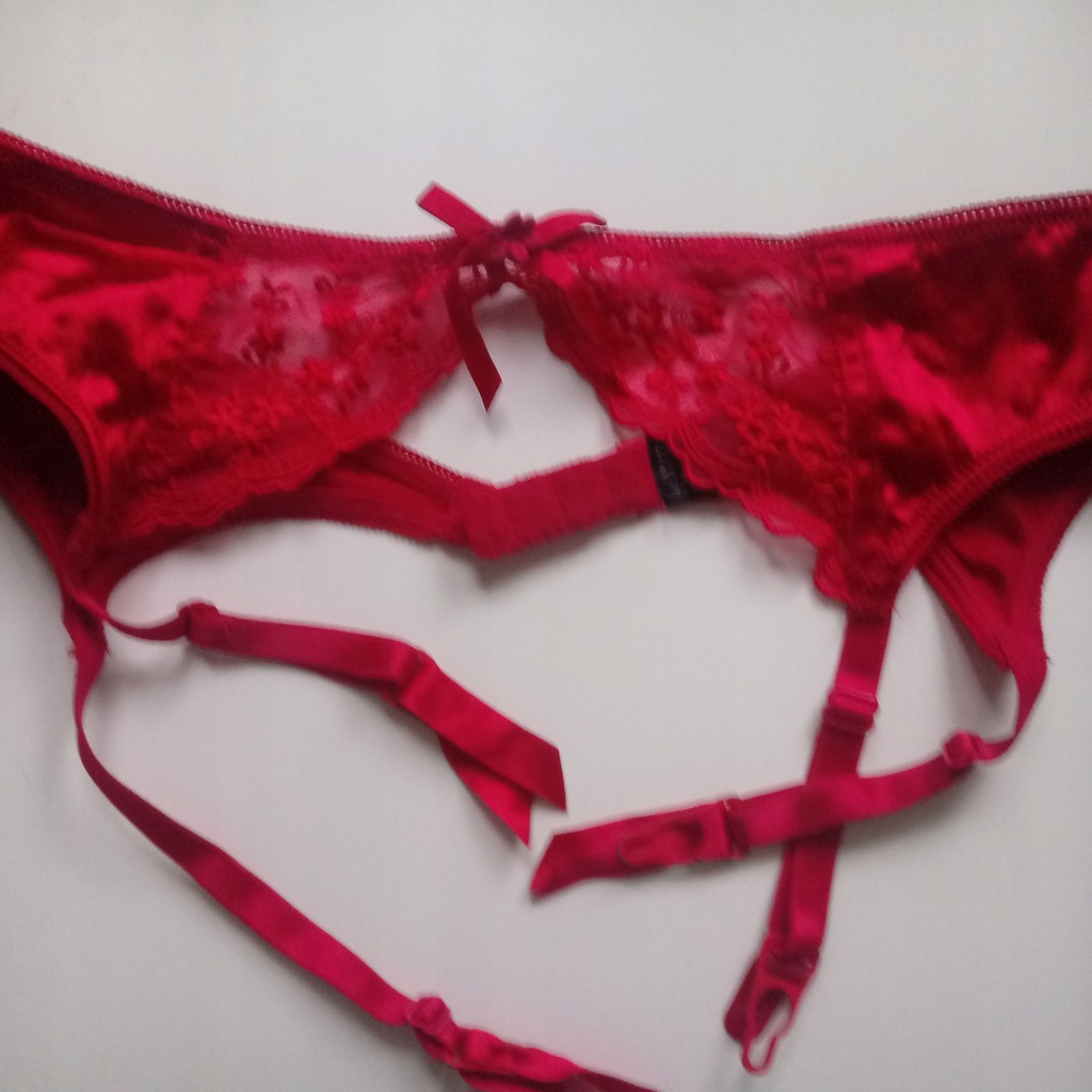 La Senza 40 42 koronkowy piękny pas