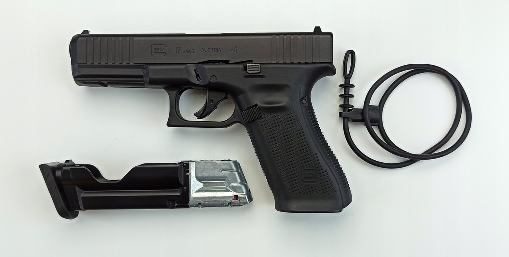 Pistolet replika CO2 Umarex RAM Glock 17 Gen5 T4E na kule gumowe pieprzowe