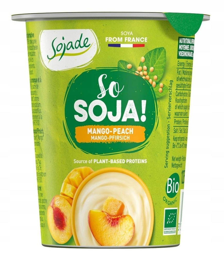 PRODUKT SOJOWY MANGO/BRZOSKWINIA BEZGLUTENOWY BIO