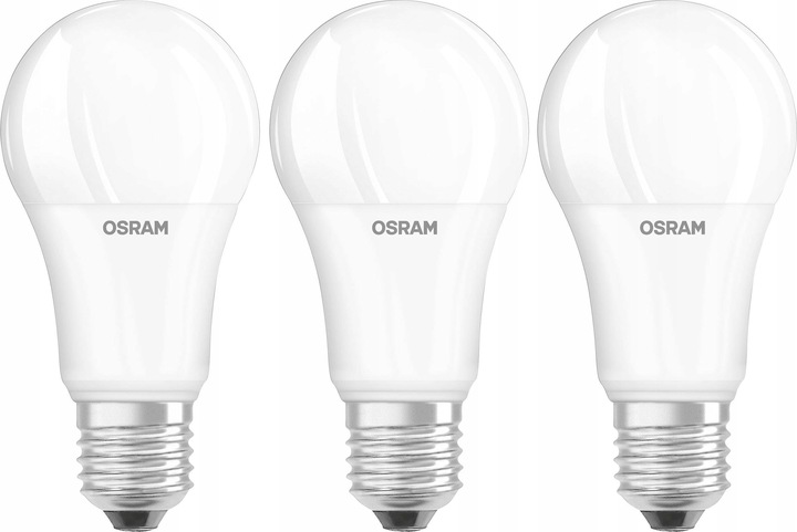 Купить Светодиодная лампа Osram 13Вт = 100Вт E27 цвет 27000К x3: отзывы, фото, характеристики в интерне-магазине Aredi.ru