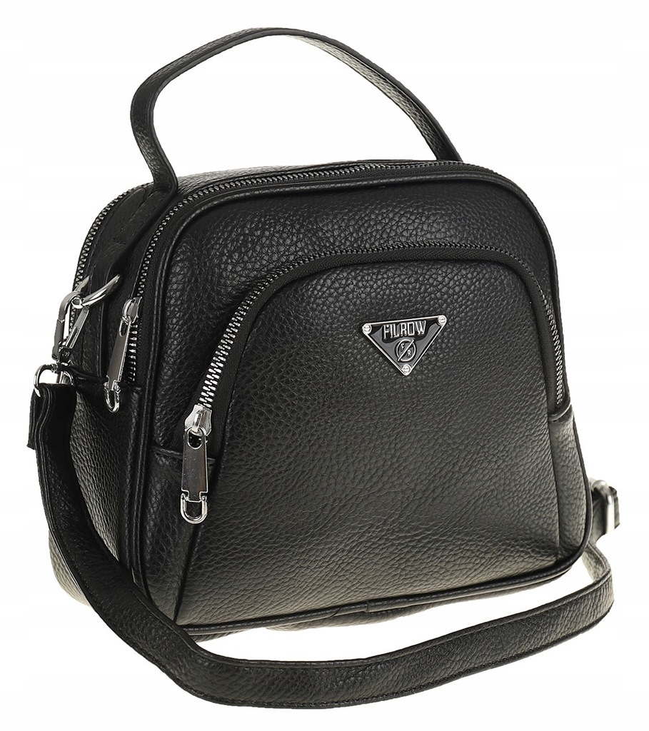 FILAROW Elegancka Torebka Damska czarna listonoszka YD90091 Black