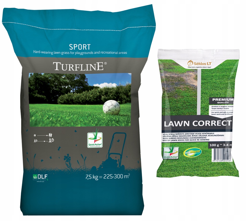 TRAWA DLF TURFLINE SPORT NASIONA 7,5KG _ JAKOŚĆ !! - 8118531501 ...