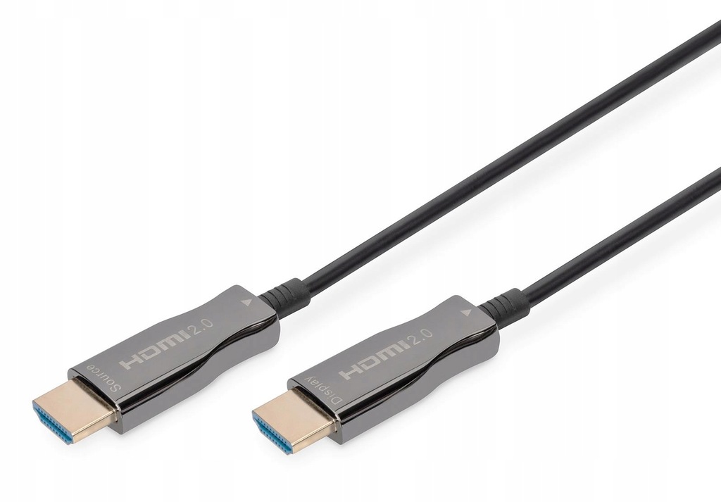 Kabel DIGITUS połączeniowy hybrydowy AOC HDMI 2.0 Premium High Speed Ethern