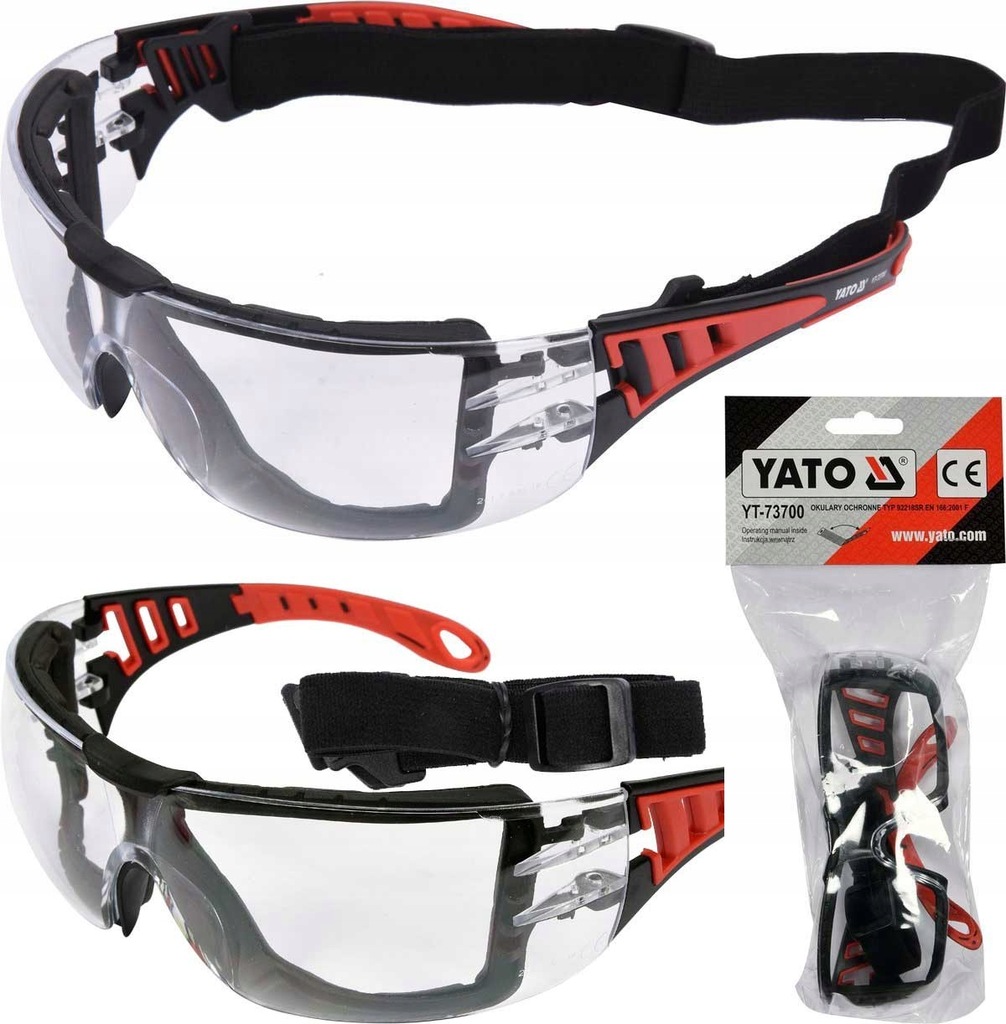Купить YATO Защитные очки, бесцветные, по охране труда, спортивные: отзывы, фото, характеристики в интерне-магазине Aredi.ru