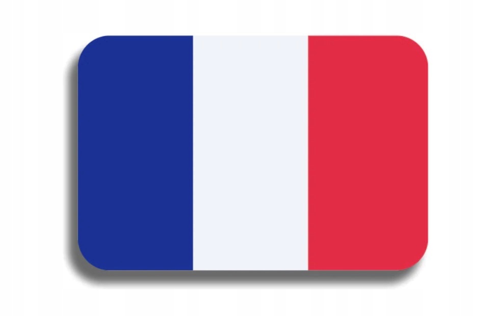 Nowa przypinka, plakietka, pin, flaga Francja