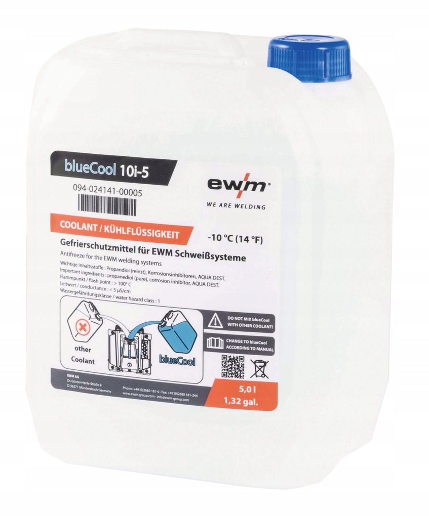 Płyn chłodzący EWM blueCool -10 25 l