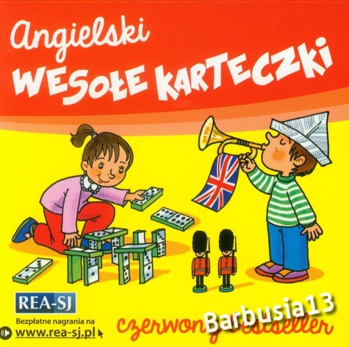 Angielski Wesołe karteczki Czerwony bestseller