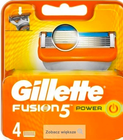 Wkłady do Gillette Fusion 5 POWER 4 szt.
