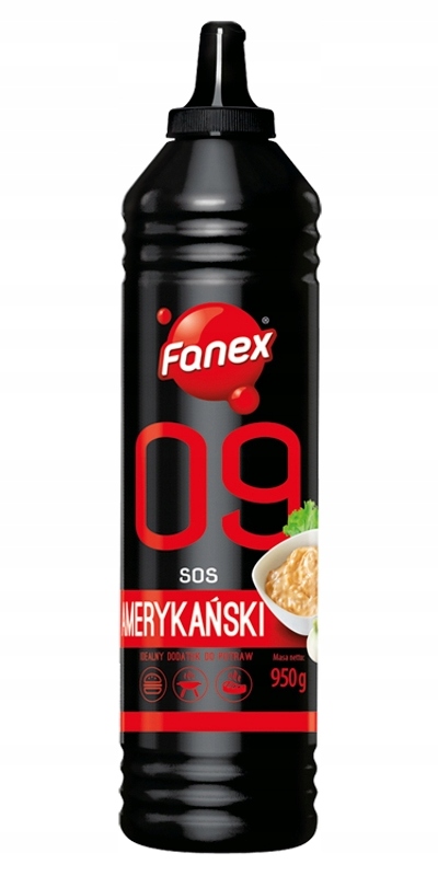 FANEX Sos amerykański 950g - Ostry z natury