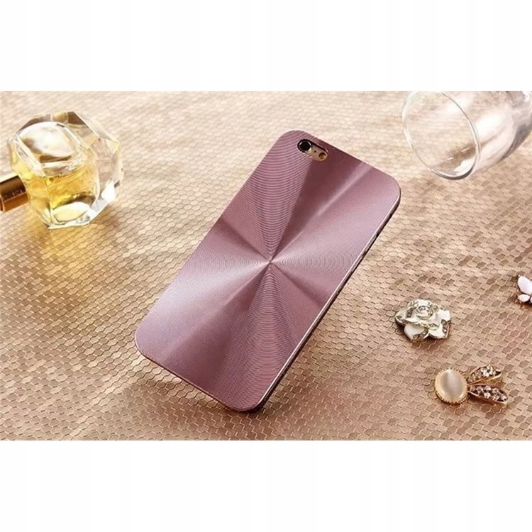 ALUMINIOWE ETUI CASE NA TELEFON IPHONE 5/5S - RÓŻO