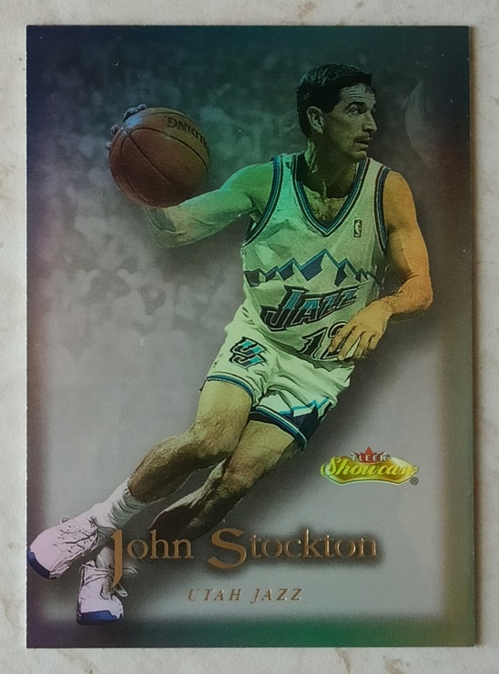 FLEER SHOWCASE 2000-01 JOHN STOCKTON