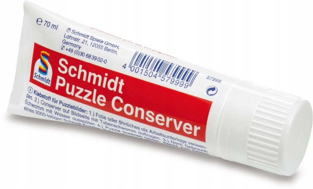 SCHMIDT Klej do puzzli środek koserwujacy 70 ml.