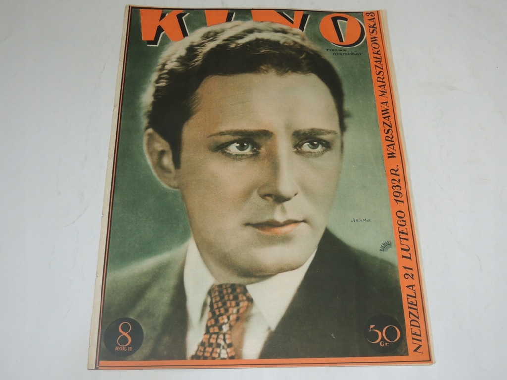 KINO 8/1932 Jerzy Marr Gary Cooper Hanka Ordonówna