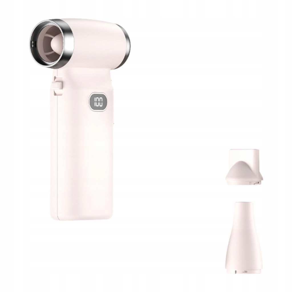 Mini Fan Rechargeable 110000 RPM Compact Powerful Air Duster Dry Pink