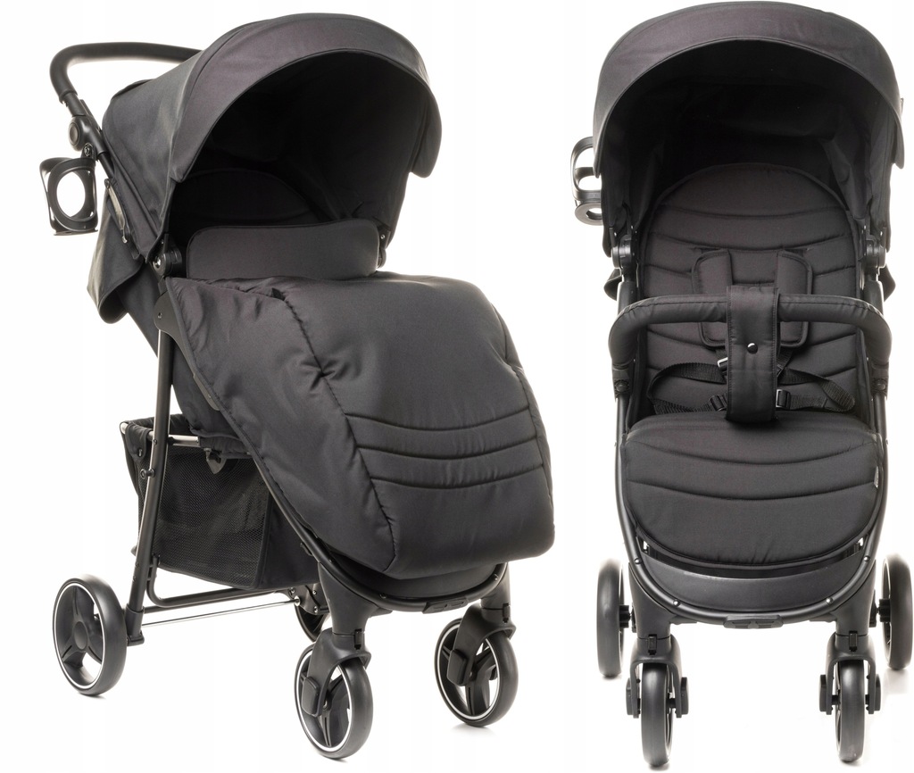 4 BABY Wózek spacerowy RAPID XXIII Black